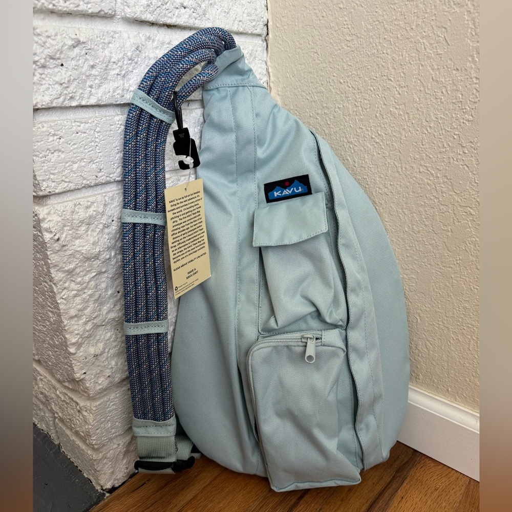 NWT KAVU Cool Aqua Rope Sling Backpack